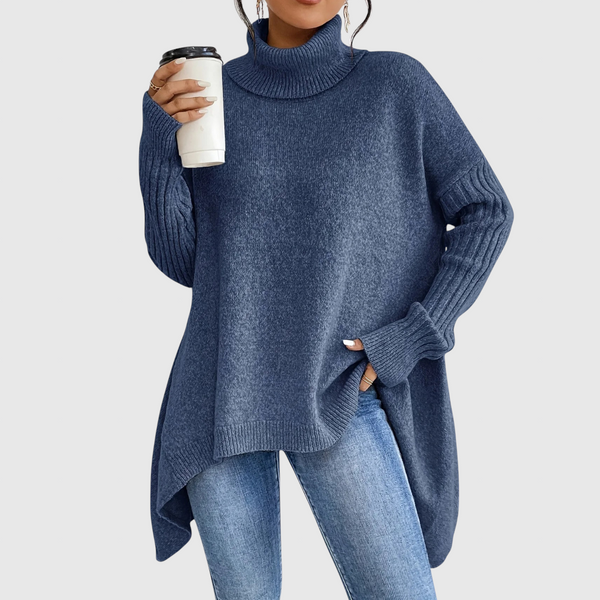 Joanne – Elegantni pulover s visokim rubom