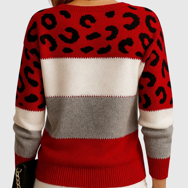 Charlene – Pulover s leopardim uzorkom