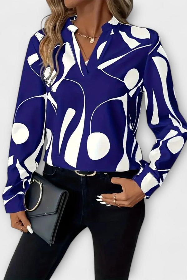 Joana – Bluza dugih rukava s oštrim izrezom