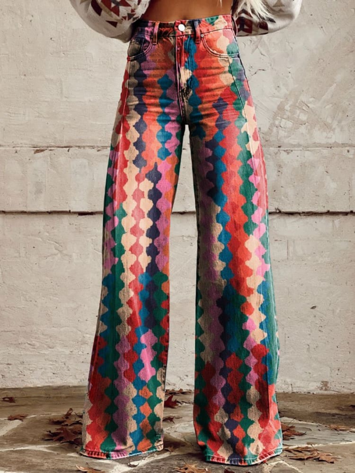 Eliška - Elegantne Boho hlače