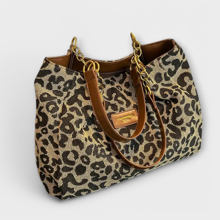 Romana - Platnena torba s leopard uzorkom