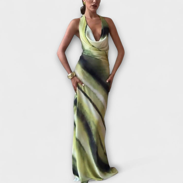 Vivien – Maxi haljina s batik uzorkom