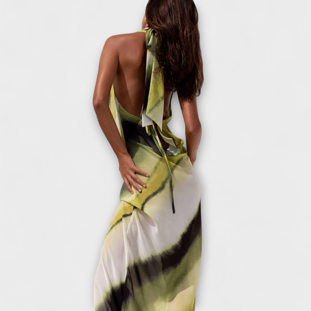 Vivien – Maxi haljina s batik uzorkom