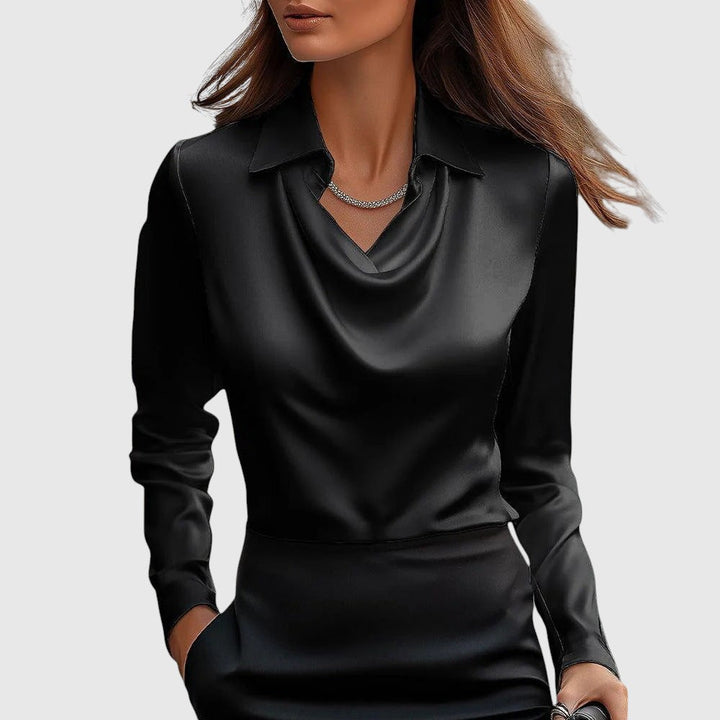 Adéla – Elegantna satenska bluza
