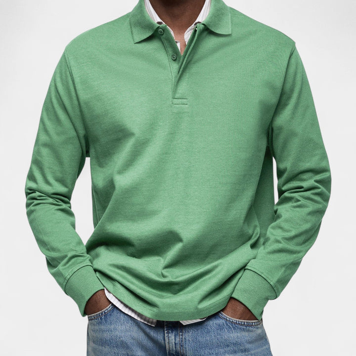 Tomáš – Elegantna muška polo majica s dugim rukavima