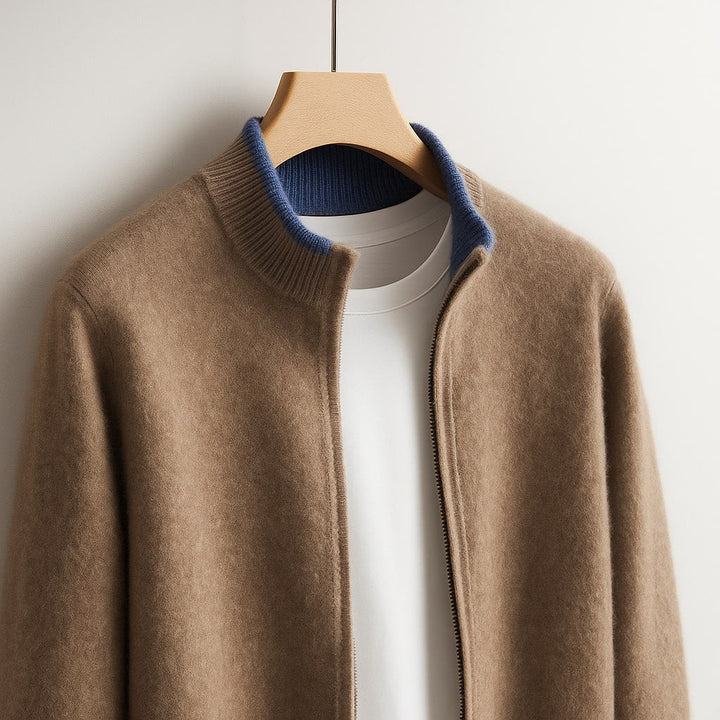 Harvey | Elegantna vunena jakna na zip