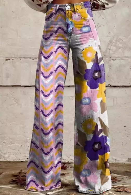 Isadora - Boho cvjetne hlače