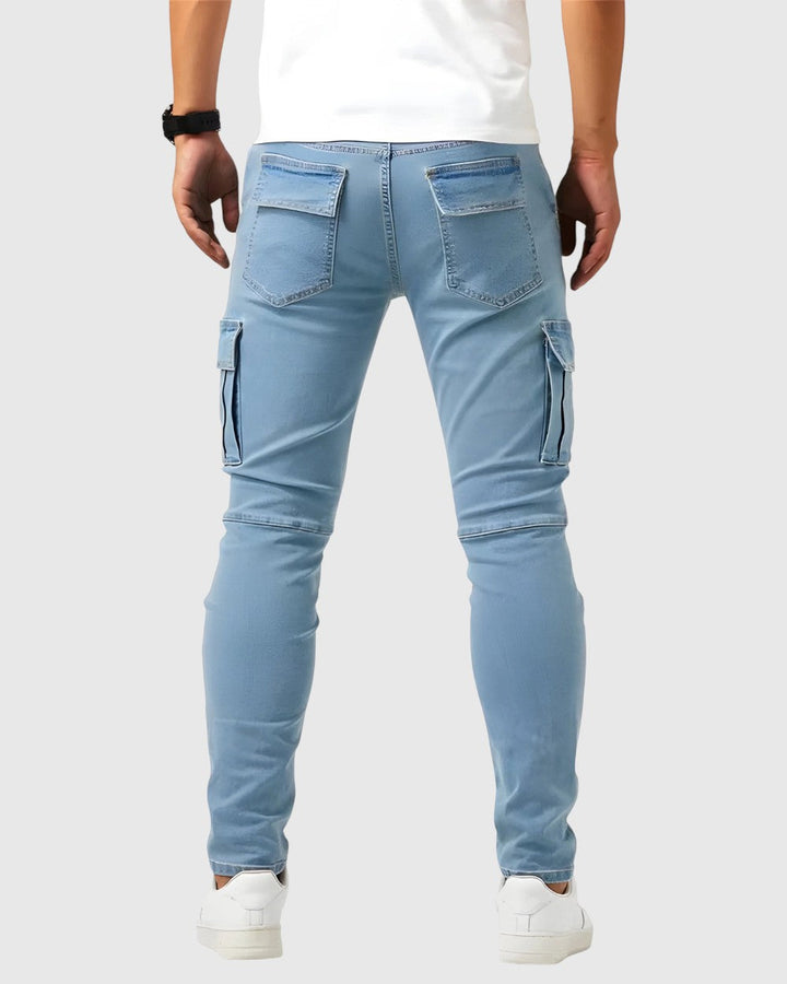 Vasil | Marino Cargo Stretch Hlače