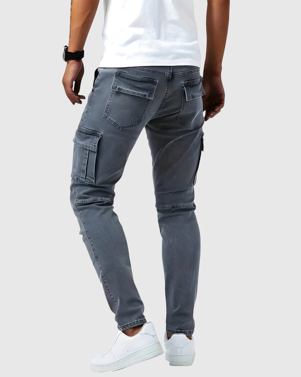 Vasil | Marino Cargo Stretch Hlače