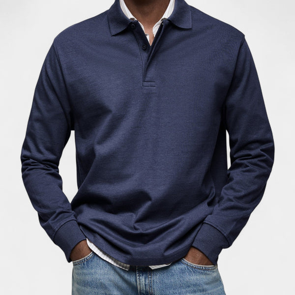 Tomáš – Elegantna muška polo majica s dugim rukavima
