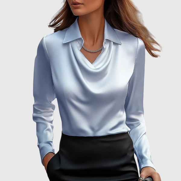 Adéla – Elegantna satenska bluza