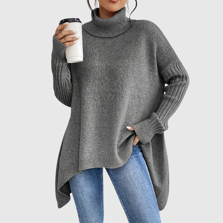 Joanne – Elegantni pulover s visokim rubom