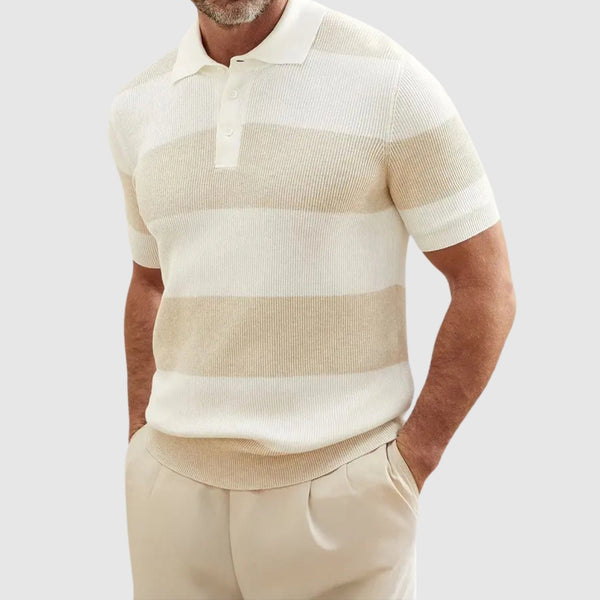 Libuše – Rebrasto polo majica s prugama