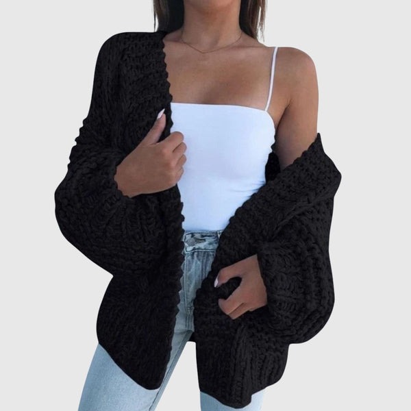 Eleanor – Topli pleteni slobodni kardigan
