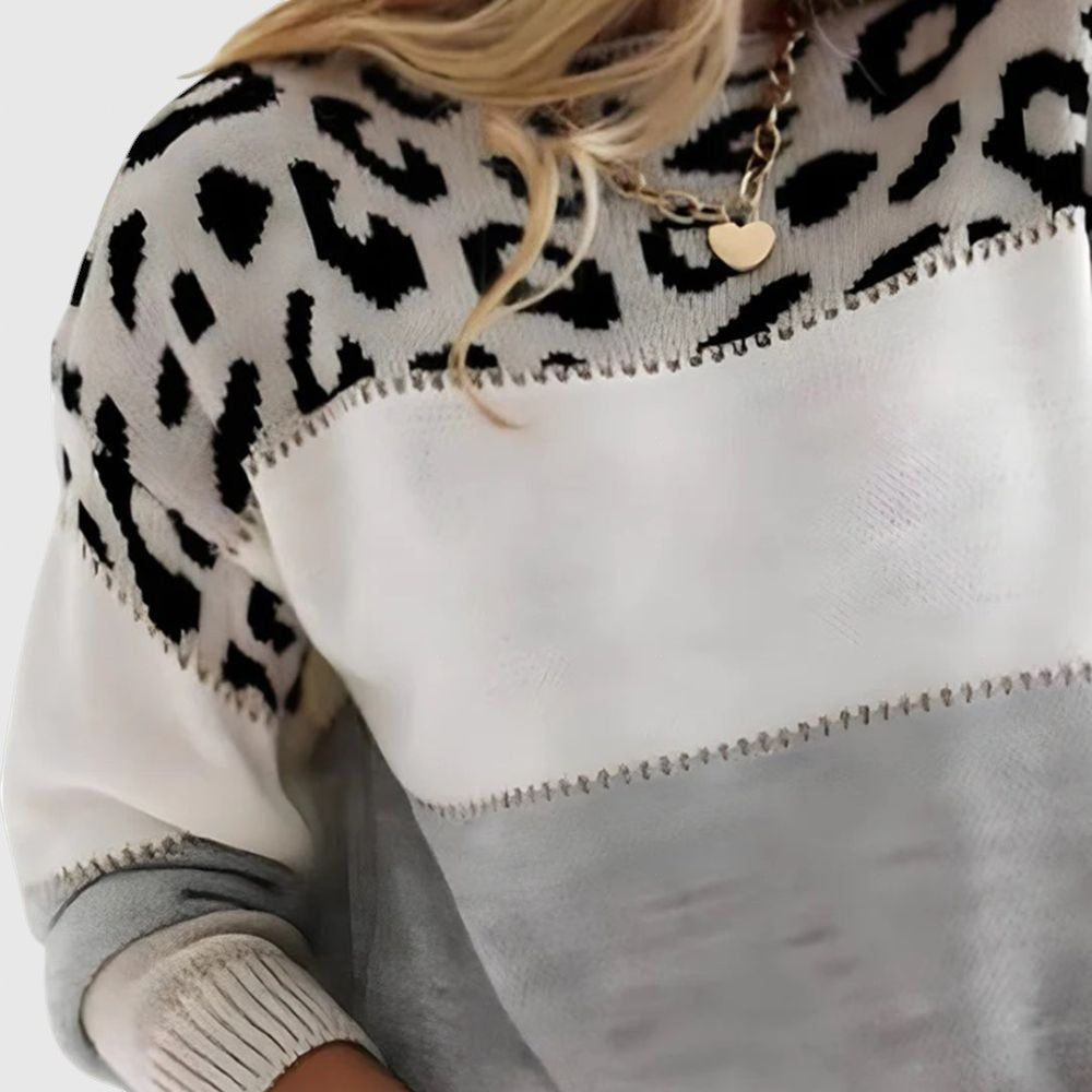Charlene – Pulover s leopardim uzorkom