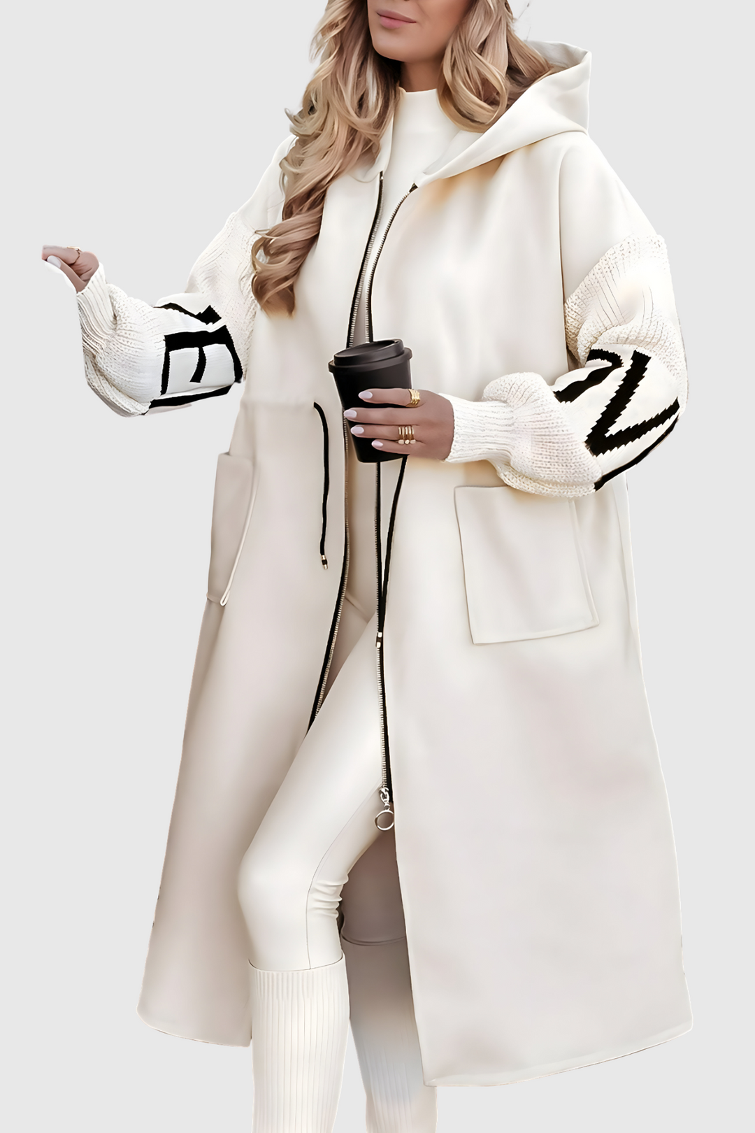 Monika – Dugi kaput s kapuljačom