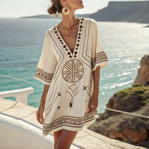 Daniela – Cvjetna plažna haljina