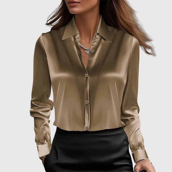 Lucie – elegantna satenasta košulja