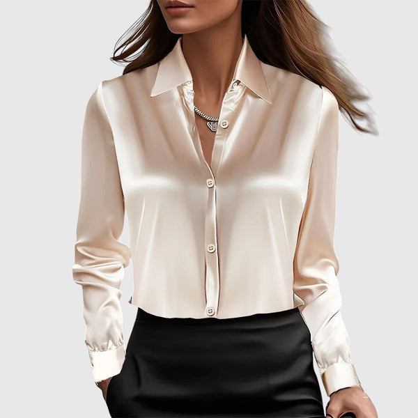 Lucie – elegantna satenasta košulja