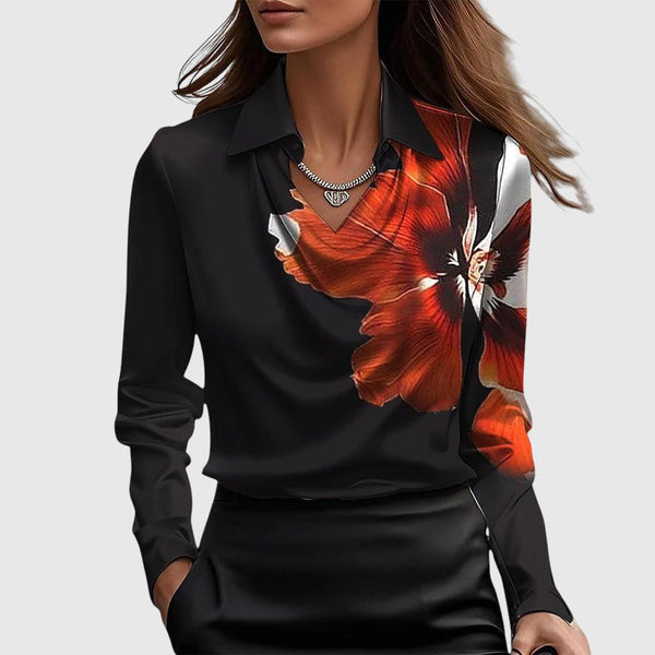 Adéla – Elegantna satenska bluza