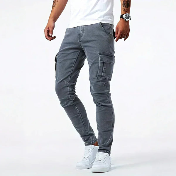 Lukáš – Moderni slim-fit cargo traperice za svakodnevni stil