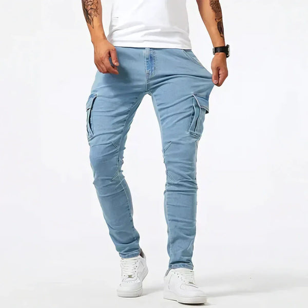 Lukáš – Moderni slim-fit cargo traperice za svakodnevni stil