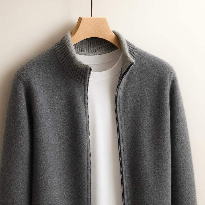 Harvey | Elegantna vunena jakna na zip